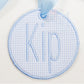 In the Hoop Satin Circle Bag Tag Embroidery Design