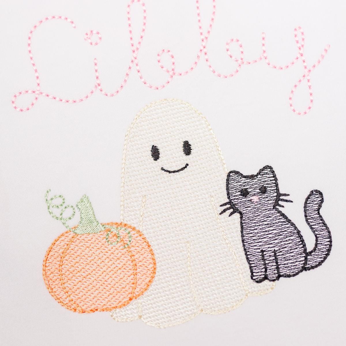 Spooky Cutie Halloween Trio Sketch Embroidery Design