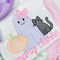 Spooky Cutie Halloween Trio with Bow Sketch Embroidery Design