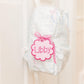 In the Hoop Satin Scallop Tag Embroidery Design