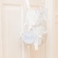 In the Hoop Bean Circle Bag Tag Embroidery Design