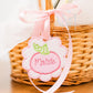 In the Hoop Satin Scallop Pumpkin Tag Embroidery Design