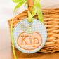 In the Hoop Satin Circle Pumpkin Bag Tag Embroidery Design