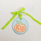 In the Hoop Satin Circle Pumpkin Bag Tag Embroidery Design