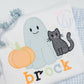 Spooky Cutie Halloween Trio Sketch Embroidery Design