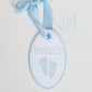 In the Hoop Satin Oval Ornament Tag Embroidery Design