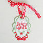 In the Hoop Satin Bow Oval Ornament Embroidery Design
