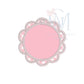 In the Hoop Satin Scallop Circle Double Fabric Ornament Embroidery Design