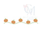 Pumpkins Rolling Hills Machine Embroidery Design