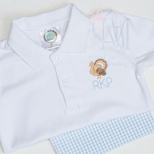 Mini Fill Turkey Machine Embroidery Design