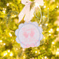 In the Hoop Satin Bow Circle Ornament Embroidery Design