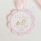 In the Hoop Satin Scallop Circle Double Fabric Ornament Embroidery Design