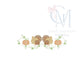 Turkey Pumpkin Vine Machine Embroidery Design