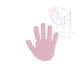Mini Fill Baby Hand Print Embroidery Design