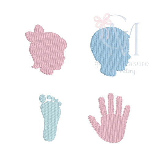 BUNDLE New Baby Mini Fill Machine Embroidery Design