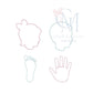 BUNDLE New Baby Vintage Stitch Embroidery Design