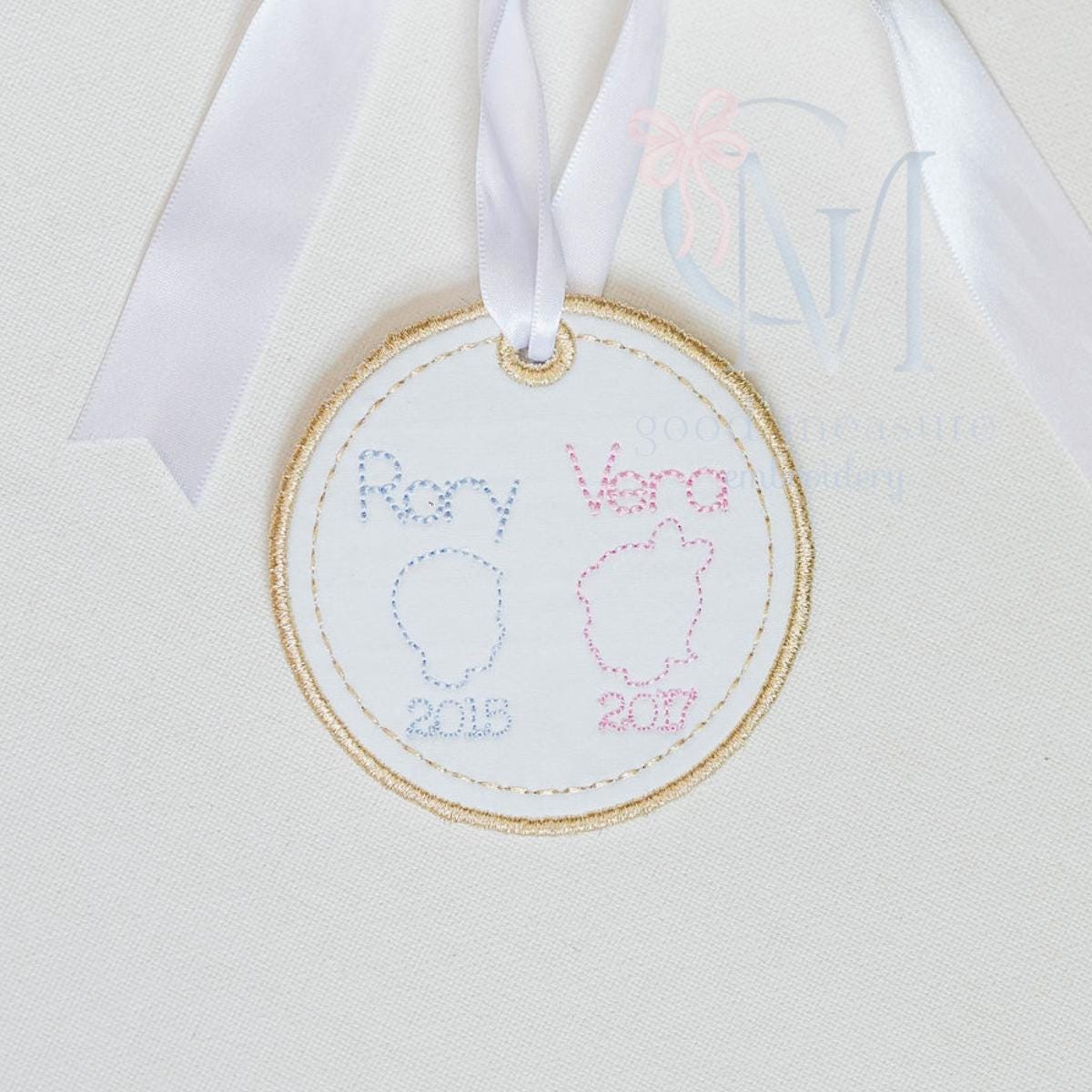 BUNDLE New Baby Vintage Stitch Embroidery Design