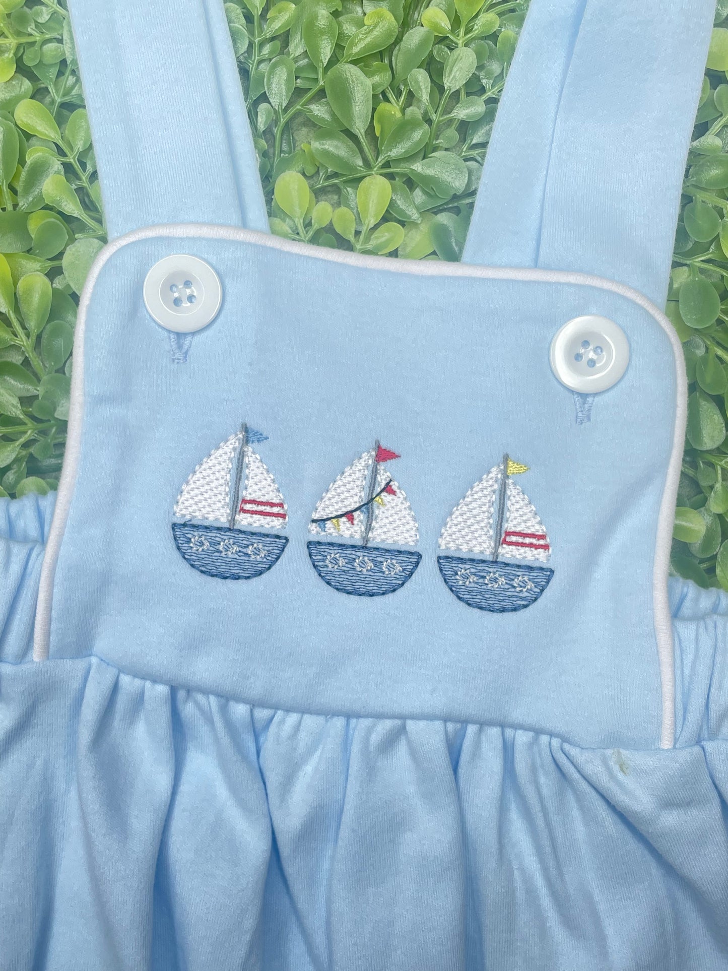 Sailboat Trio Embroidery Design